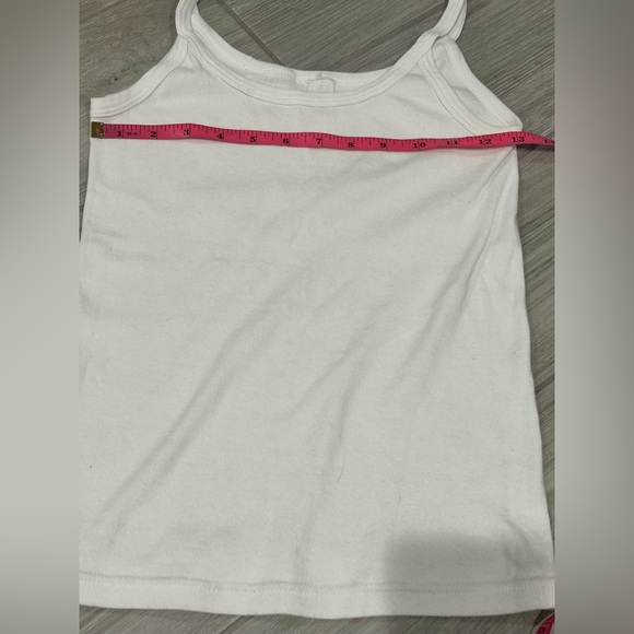 Immaculata small white cotton tank - Picture 6 of 7